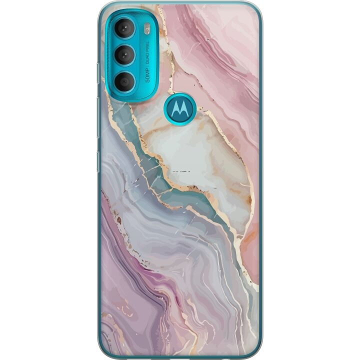 Mobiele hoes voor Motorola Moto G71 5G met Marmer ontwerp in de groep SMARTPHONE & TABLETS / Mobielbescherming / Motorola bij TP E-commerce Nordic AB (A55308)