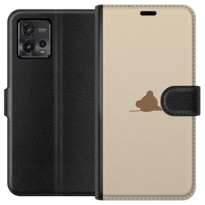 Portemonnee-hoesje voor Motorola Moto G72 met Nalle ontwerp in de groep SMARTPHONE & TABLETS / Mobielbescherming / Motorola bij TP E-commerce Nordic AB (A55333)