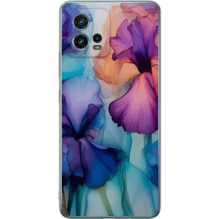 Mobiele hoes voor Motorola Moto G72 met Magische bloemen ontwerp in de groep SMARTPHONE & TABLETS / Mobielbescherming / Motorola bij TP E-commerce Nordic AB (A55343)