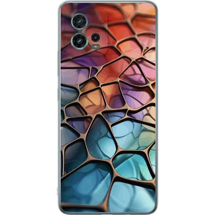 Mobiele hoes voor Motorola Moto G72 met Metallic patroon ontwerp in de groep SMARTPHONE & TABLETS / Mobielbescherming / Motorola bij TP E-commerce Nordic AB (A55350)