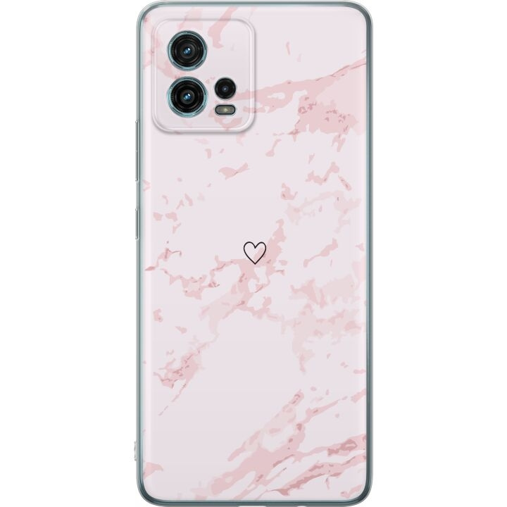 Mobiele hoes voor Motorola Moto G72 met Roze Hart ontwerp in de groep SMARTPHONE & TABLETS / Mobielbescherming / Motorola bij TP E-commerce Nordic AB (A55363)