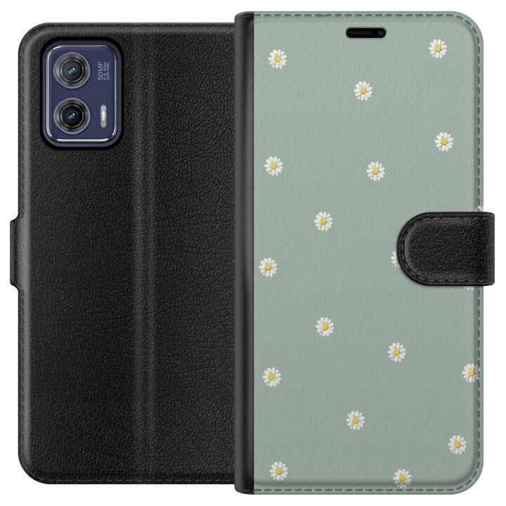 Portemonnee-hoesje voor Motorola Moto G73 met Priesterkragen ontwerp in de groep SMARTPHONE & TABLETS / Mobielbescherming / Motorola bij TP E-commerce Nordic AB (A55371)