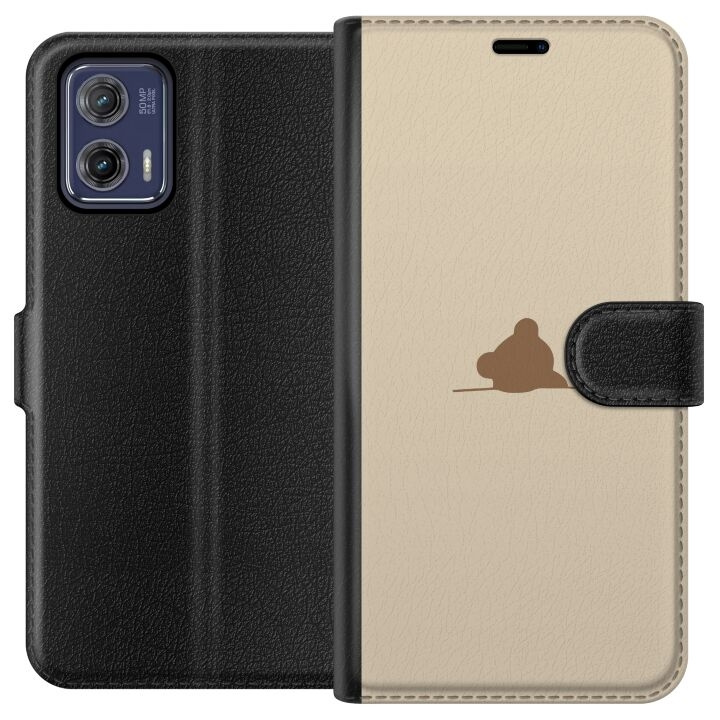 Portemonnee-hoesje voor Motorola Moto G73 met Nalle ontwerp in de groep SMARTPHONE & TABLETS / Mobielbescherming / Motorola bij TP E-commerce Nordic AB (A55387)