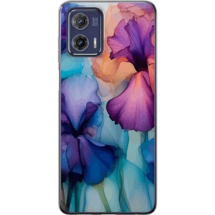 Mobiele hoes voor Motorola Moto G73 met Magische bloemen ontwerp in de groep SMARTPHONE & TABLETS / Mobielbescherming / Motorola bij TP E-commerce Nordic AB (A55397)