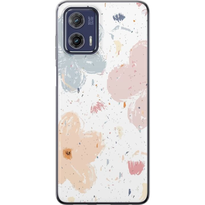 Mobiele hoes voor Motorola Moto G73 met Bloemen ontwerp in de groep SMARTPHONE & TABLETS / Mobielbescherming / Motorola bij TP E-commerce Nordic AB (A55406)