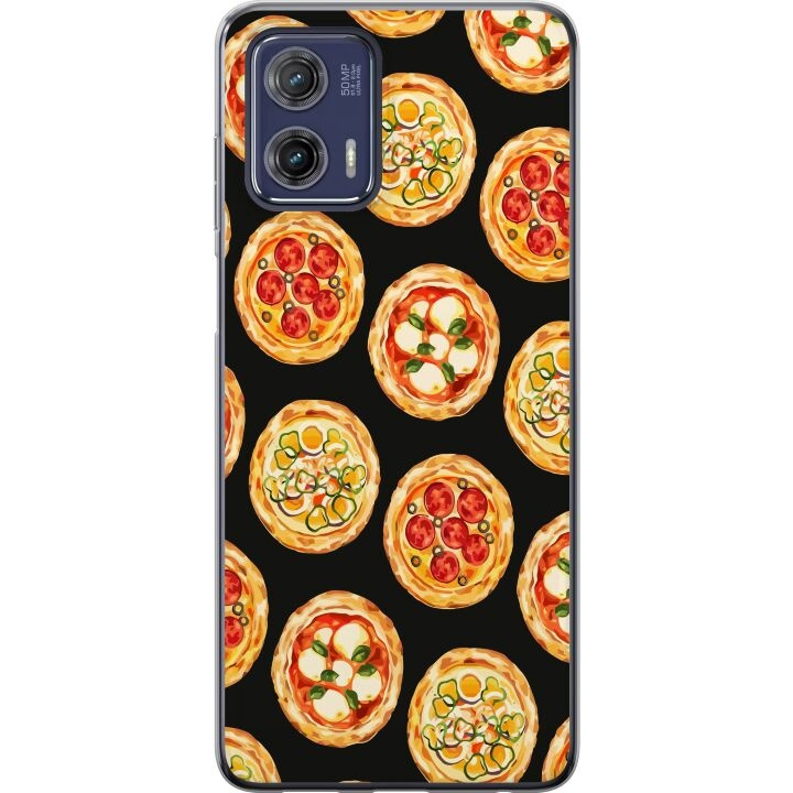 Mobiele hoes voor Motorola Moto G73 met Pizza ontwerp in de groep SMARTPHONE & TABLETS / Mobielbescherming / Motorola bij TP E-commerce Nordic AB (A55407)