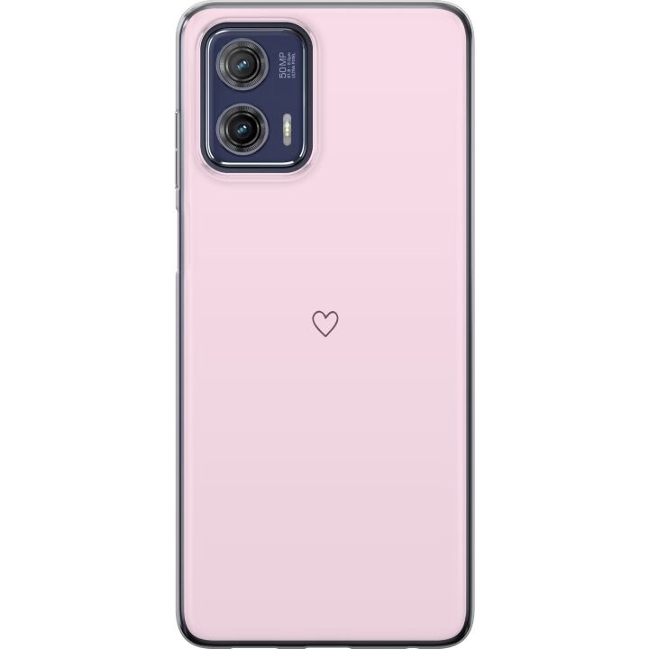 Mobiele hoes voor Motorola Moto G73 met Hart ontwerp in de groep SMARTPHONE & TABLETS / Mobielbescherming / Motorola bij TP E-commerce Nordic AB (A55413)