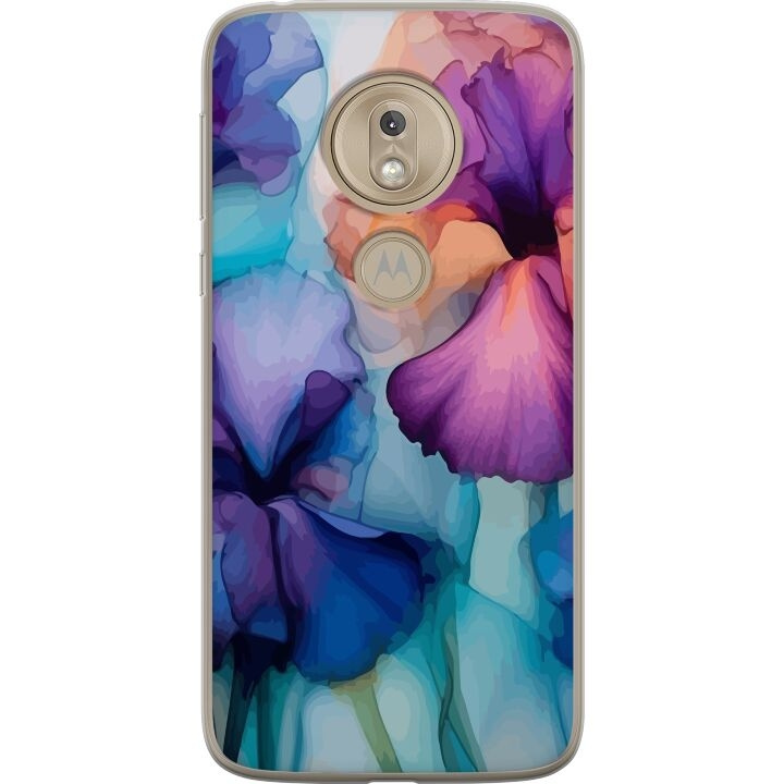 Mobiele hoes voor Motorola Moto G7 Play met Magische bloemen ontwerp in de groep SMARTPHONE & TABLETS / Mobielbescherming / Motorola bij TP E-commerce Nordic AB (A55451)