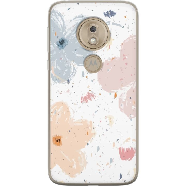 Mobiele hoes voor Motorola Moto G7 Play met Bloemen ontwerp in de groep SMARTPHONE & TABLETS / Mobielbescherming / Motorola bij TP E-commerce Nordic AB (A55460)