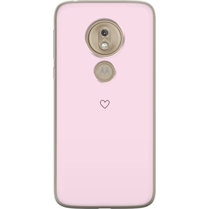 Mobiele hoes voor Motorola Moto G7 Play met Hart ontwerp in de groep SMARTPHONE & TABLETS / Mobielbescherming / Motorola bij TP E-commerce Nordic AB (A55467)