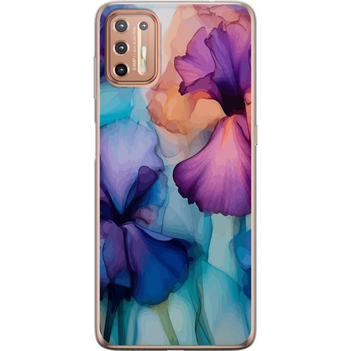 Mobiele hoes voor Motorola Moto G9 Plus met Magische bloemen ontwerp in de groep SMARTPHONE & TABLETS / Mobielbescherming / Motorola bij TP E-commerce Nordic AB (A55532)