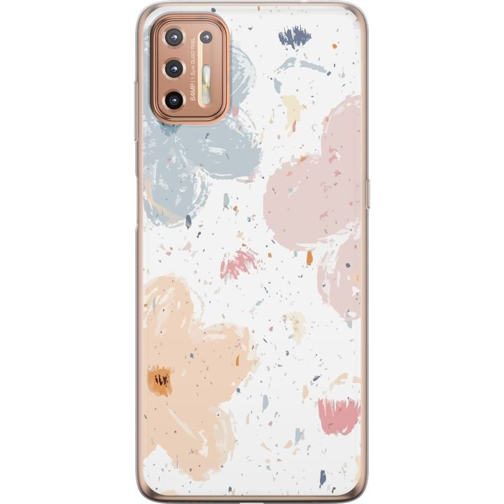 Mobiele hoes voor Motorola Moto G9 Plus met Bloemen ontwerp in de groep SMARTPHONE & TABLETS / Mobielbescherming / Motorola bij TP E-commerce Nordic AB (A55541)