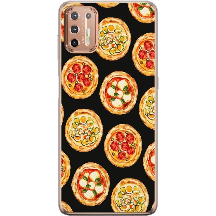 Mobiele hoes voor Motorola Moto G9 Plus met Pizza ontwerp in de groep SMARTPHONE & TABLETS / Mobielbescherming / Motorola bij TP E-commerce Nordic AB (A55542)