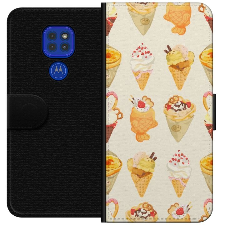 Portemonnee-hoesje voor Motorola Moto G9 Play met Glasachtig ontwerp in de groep SMARTPHONE & TABLETS / Mobielbescherming / Motorola bij TP E-commerce Nordic AB (A55594)