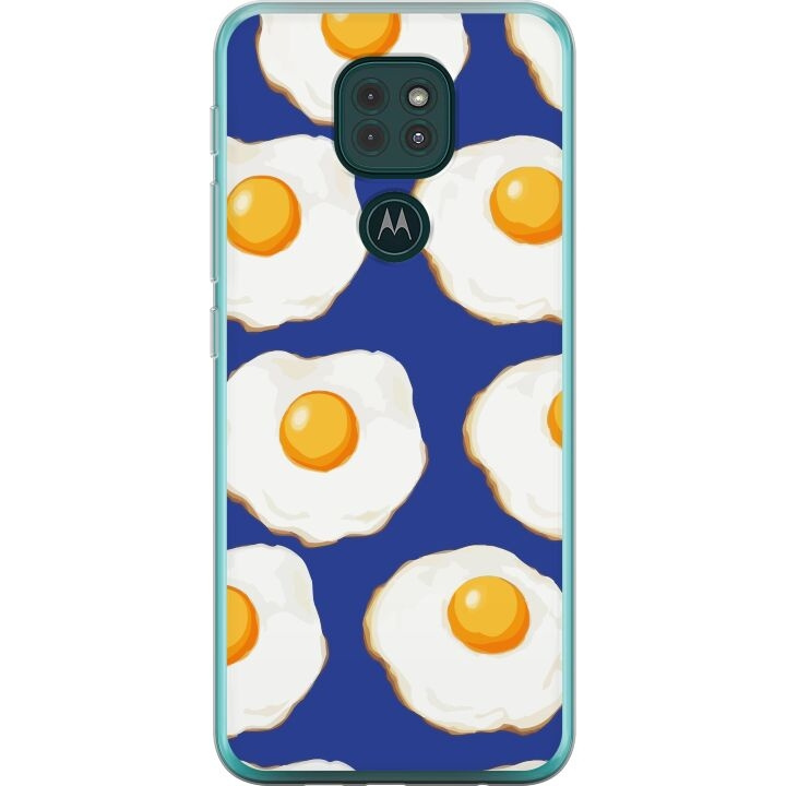 Mobiele hoes voor Motorola Moto G9 Play met Gebakken eieren ontwerp in de groep SMARTPHONE & TABLETS / Mobielbescherming / Motorola bij TP E-commerce Nordic AB (A55616)