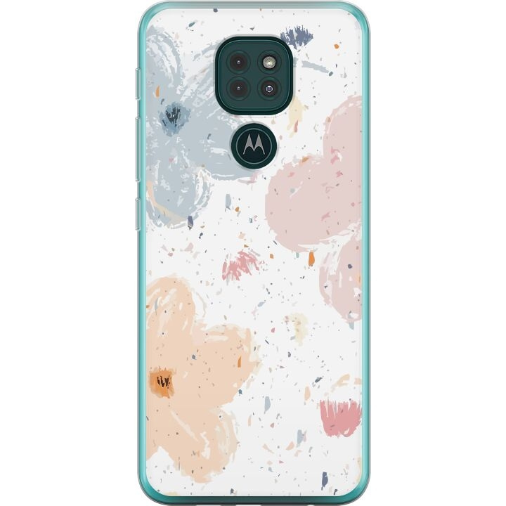 Mobiele hoes voor Motorola Moto G9 Play met Bloemen ontwerp in de groep SMARTPHONE & TABLETS / Mobielbescherming / Motorola bij TP E-commerce Nordic AB (A55622)