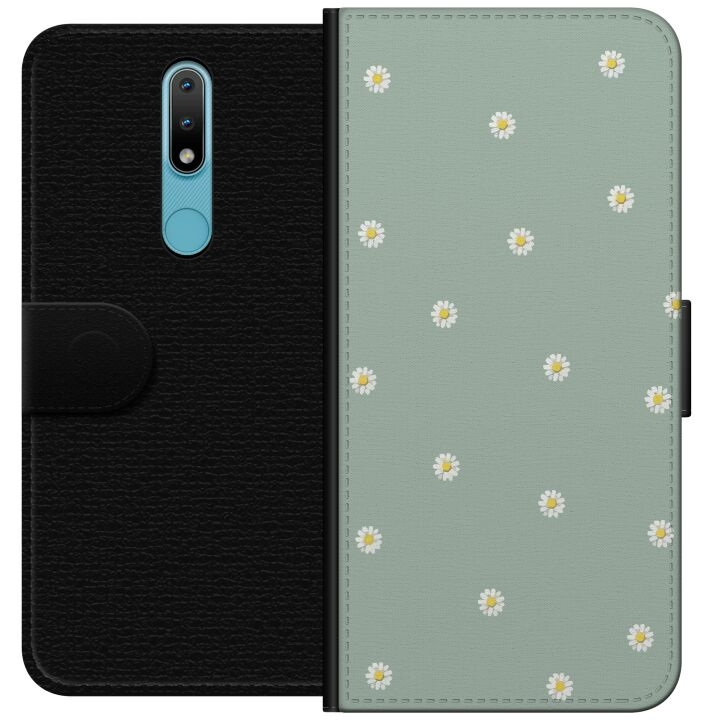 Portemonnee-hoesje voor Nokia 2.4 met Priesterkragen ontwerp in de groep SMARTPHONE & TABLETS / Mobielbescherming / Nokia/Microsoft bij TP E-commerce Nordic AB (A55668)