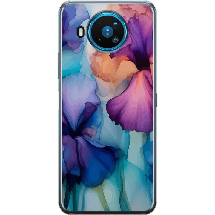 Mobiele hoes voor Nokia 8.3 5G met Magische bloemen ontwerp in de groep SMARTPHONE & TABLETS / Mobielbescherming / Nokia/Microsoft bij TP E-commerce Nordic AB (A55802)