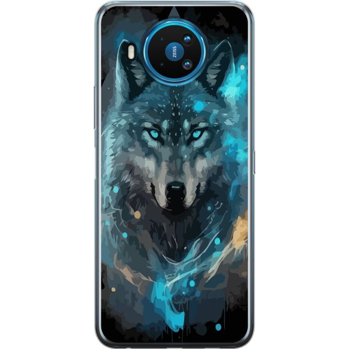 Mobiele hoes voor Nokia 8.3 5G met Wolf ontwerp in de groep SMARTPHONE & TABLETS / Mobielbescherming / Nokia/Microsoft bij TP E-commerce Nordic AB (A55804)