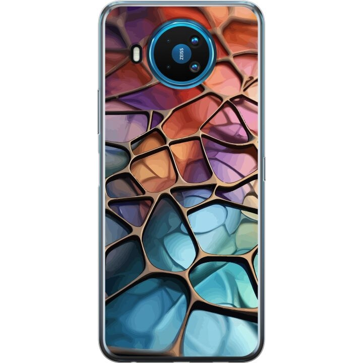 Mobiele hoes voor Nokia 8.3 5G met Metallic patroon ontwerp in de groep SMARTPHONE & TABLETS / Mobielbescherming / Nokia/Microsoft bij TP E-commerce Nordic AB (A55809)