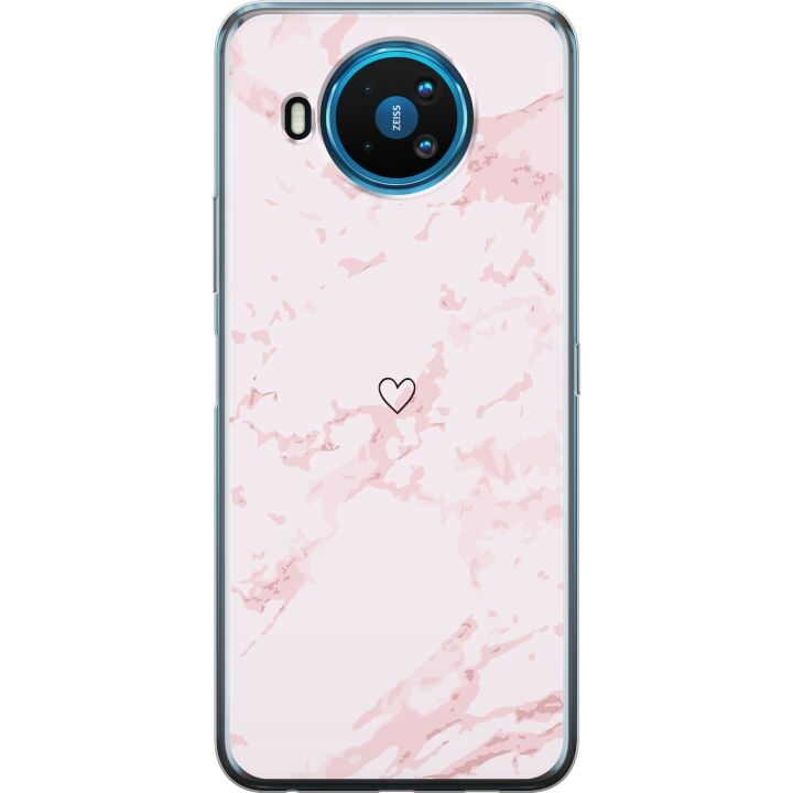 Mobiele hoes voor Nokia 8.3 5G met Roze Hart ontwerp in de groep SMARTPHONE & TABLETS / Mobielbescherming / Nokia/Microsoft bij TP E-commerce Nordic AB (A55822)