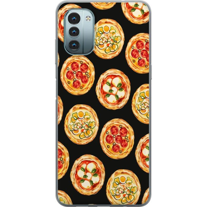 Mobiele hoes voor Nokia G11 met Pizza ontwerp in de groep SMARTPHONE & TABLETS / Mobielbescherming / Nokia/Microsoft bij TP E-commerce Nordic AB (A55920)