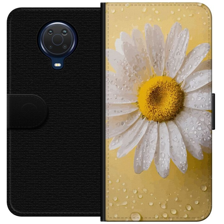 Portemonnee-hoesje voor Nokia G20 met Porseleinbloem ontwerp in de groep SMARTPHONE & TABLETS / Mobielbescherming / Nokia/Microsoft bij TP E-commerce Nordic AB (A55934)