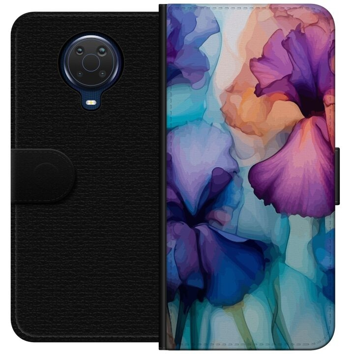 Portemonnee-hoesje voor Nokia G20 met Magische bloemen ontwerp in de groep SMARTPHONE & TABLETS / Mobielbescherming / Nokia/Microsoft bij TP E-commerce Nordic AB (A55937)