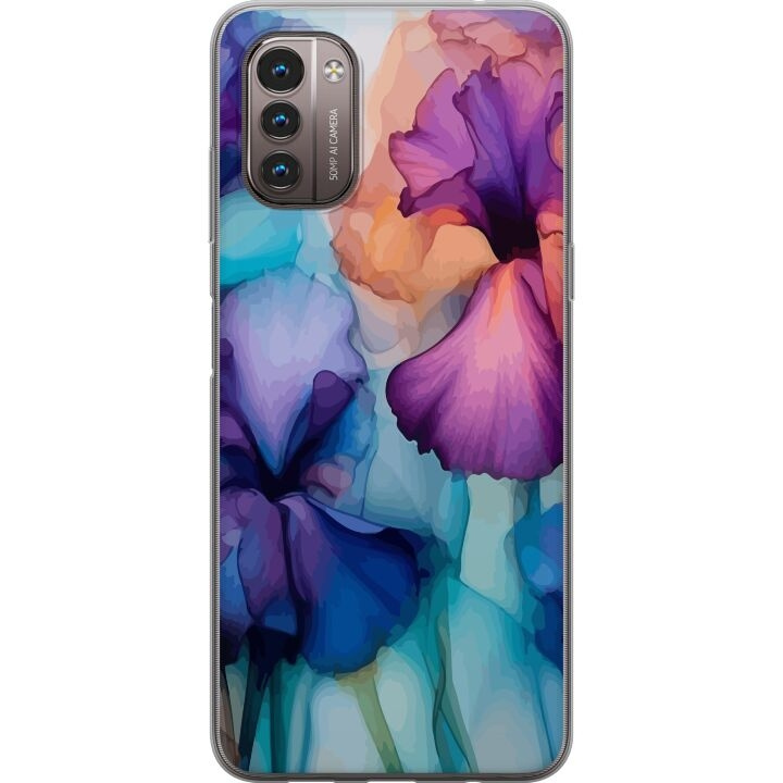 Mobiele hoes voor Nokia G21 met Magische bloemen ontwerp in de groep SMARTPHONE & TABLETS / Mobielbescherming / Nokia/Microsoft bij TP E-commerce Nordic AB (A55991)