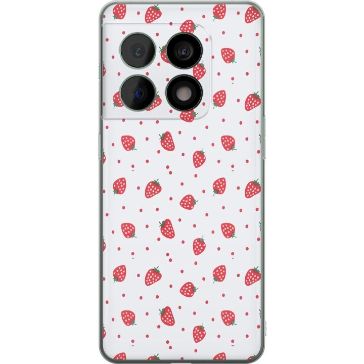 Mobiele hoes voor OnePlus 10 Pro met Aardbeien ontwerp in de groep SMARTPHONE & TABLETS / Mobielbescherming / OnePlus bij TP E-commerce Nordic AB (A56356)