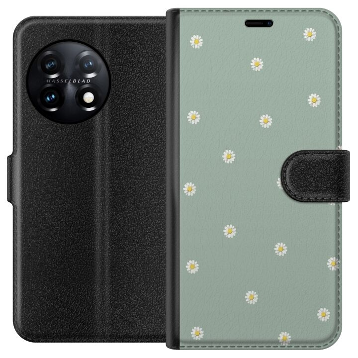 Portemonnee-hoesje voor OnePlus 11 met Priesterkragen ontwerp in de groep SMARTPHONE & TABLETS / Mobielbescherming / OnePlus bij TP E-commerce Nordic AB (A56397)