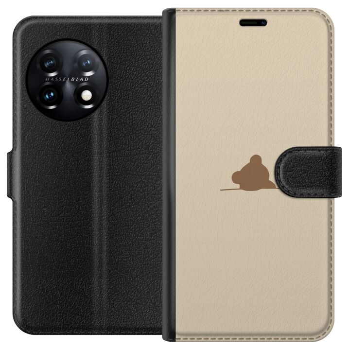 Portemonnee-hoesje voor OnePlus 11 met Nalle ontwerp in de groep SMARTPHONE & TABLETS / Mobielbescherming / OnePlus bij TP E-commerce Nordic AB (A56413)