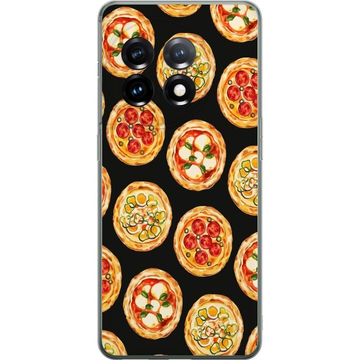 Mobiele hoes voor OnePlus 11 met Pizza ontwerp in de groep SMARTPHONE & TABLETS / Mobielbescherming / OnePlus bij TP E-commerce Nordic AB (A56433)