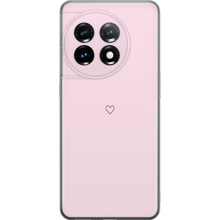 Mobiele hoes voor OnePlus 11 met Hart ontwerp in de groep SMARTPHONE & TABLETS / Mobielbescherming / OnePlus bij TP E-commerce Nordic AB (A56439)