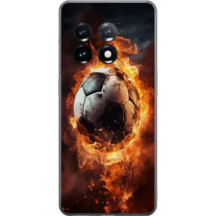 Mobiele hoes voor OnePlus 11R met Voetbal ontwerp in de groep SMARTPHONE & TABLETS / Mobielbescherming / OnePlus bij TP E-commerce Nordic AB (A56495)