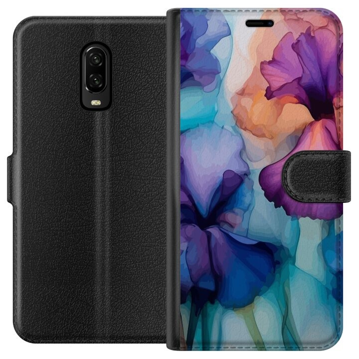 Portemonnee-hoesje voor OnePlus 6T met Magische bloemen ontwerp in de groep SMARTPHONE & TABLETS / Mobielbescherming / OnePlus bij TP E-commerce Nordic AB (A56531)