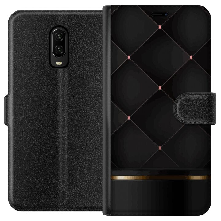 Portemonnee-hoesje voor OnePlus 6T met Luxe lijn ontwerp in de groep SMARTPHONE & TABLETS / Mobielbescherming / OnePlus bij TP E-commerce Nordic AB (A56543)