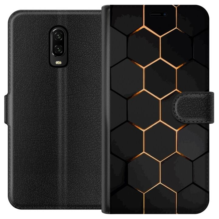 Portemonnee-hoesje voor OnePlus 6T met Luxe Patroon ontwerp in de groep SMARTPHONE & TABLETS / Mobielbescherming / OnePlus bij TP E-commerce Nordic AB (A56553)