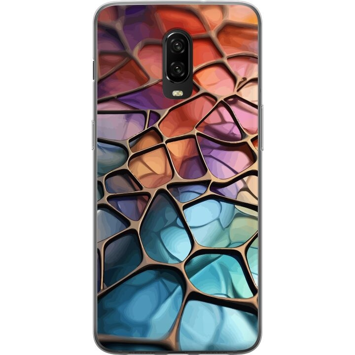 Mobiele hoes voor OnePlus 6T met Metallic patroon ontwerp in de groep SMARTPHONE & TABLETS / Mobielbescherming / OnePlus bij TP E-commerce Nordic AB (A56565)