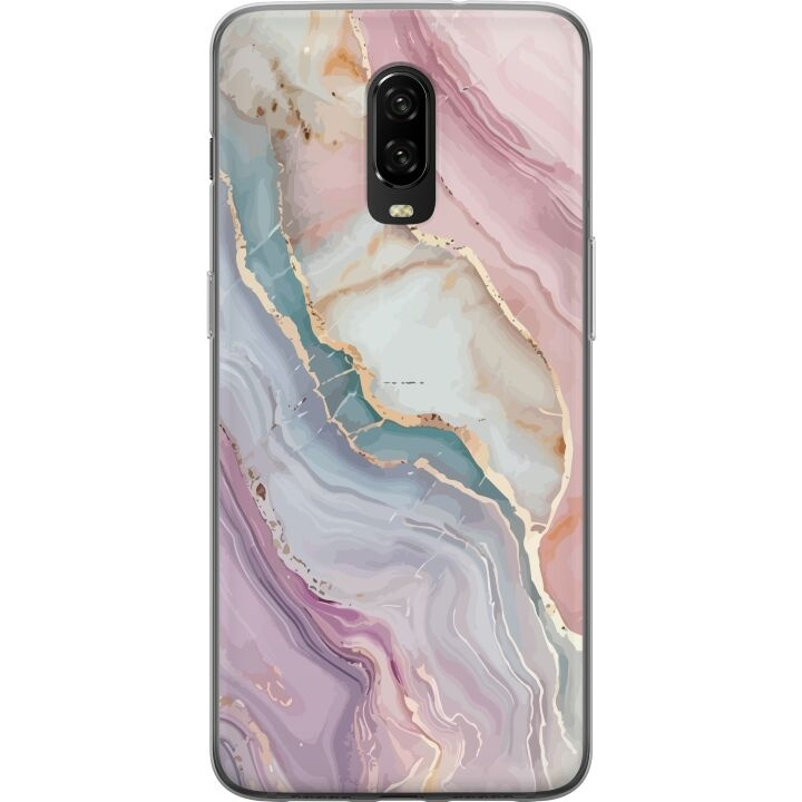 Mobiele hoes voor OnePlus 6T met Marmer ontwerp in de groep SMARTPHONE & TABLETS / Mobielbescherming / OnePlus bij TP E-commerce Nordic AB (A56577)