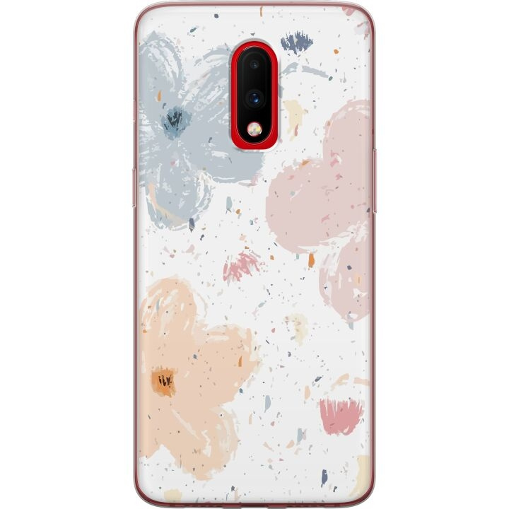 Mobiele hoes voor OnePlus 7 met Bloemen ontwerp in de groep SMARTPHONE & TABLETS / Mobielbescherming / OnePlus bij TP E-commerce Nordic AB (A56621)