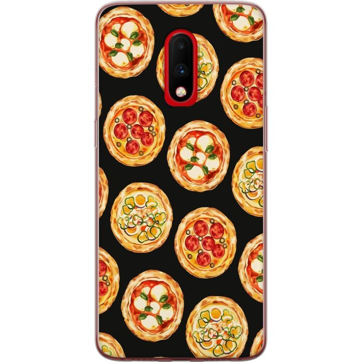 Mobiele hoes voor OnePlus 7 met Pizza ontwerp in de groep SMARTPHONE & TABLETS / Mobielbescherming / OnePlus bij TP E-commerce Nordic AB (A56622)