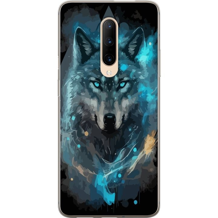 Mobiele hoes voor OnePlus 7 Pro met Wolf ontwerp in de groep SMARTPHONE & TABLETS / Mobielbescherming / OnePlus bij TP E-commerce Nordic AB (A56668)