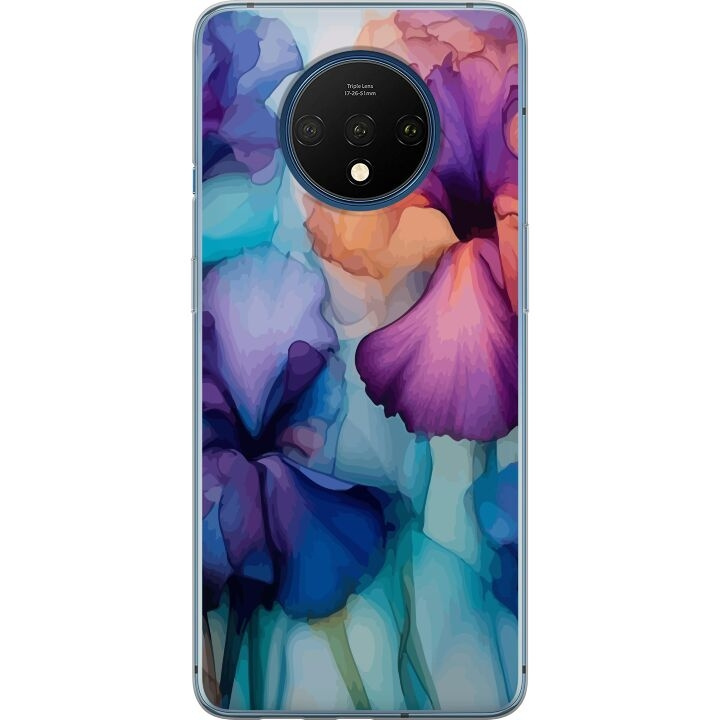 Mobiele hoes voor OnePlus 7T met Magische bloemen ontwerp in de groep SMARTPHONE & TABLETS / Mobielbescherming / OnePlus bij TP E-commerce Nordic AB (A56720)