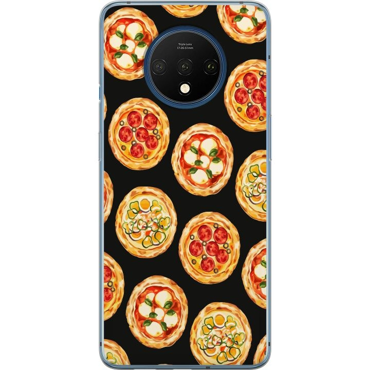 Mobiele hoes voor OnePlus 7T met Pizza ontwerp in de groep SMARTPHONE & TABLETS / Mobielbescherming / OnePlus bij TP E-commerce Nordic AB (A56730)