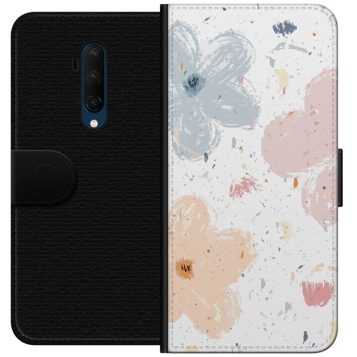 Portemonnee-hoesje voor OnePlus 7T Pro met Bloemen ontwerp in de groep SMARTPHONE & TABLETS / Mobielbescherming / OnePlus bij TP E-commerce Nordic AB (A56756)