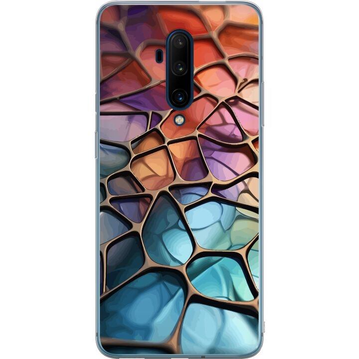 Mobiele hoes voor OnePlus 7T Pro met Metallic patroon ontwerp in de groep SMARTPHONE & TABLETS / Mobielbescherming / OnePlus bij TP E-commerce Nordic AB (A56781)