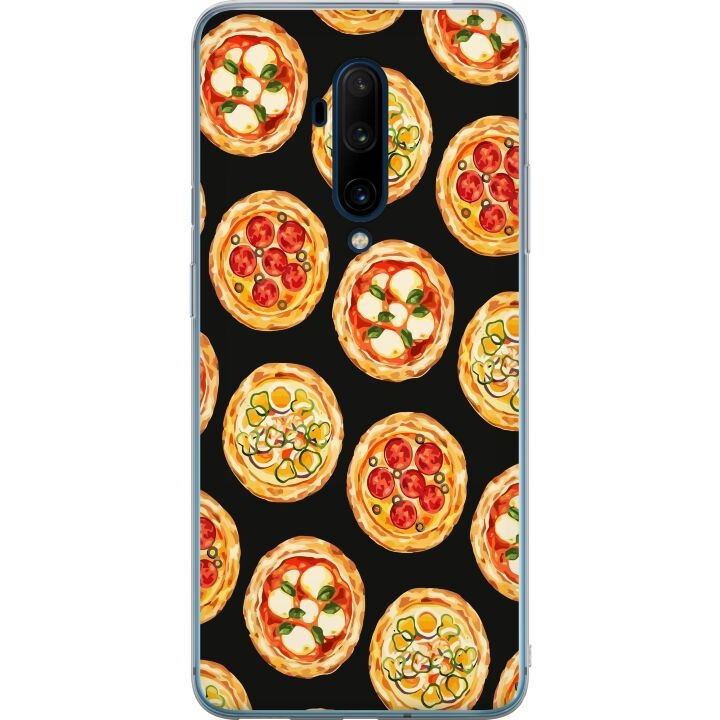 Mobiele hoes voor OnePlus 7T Pro met Pizza ontwerp in de groep SMARTPHONE & TABLETS / Mobielbescherming / OnePlus bij TP E-commerce Nordic AB (A56784)