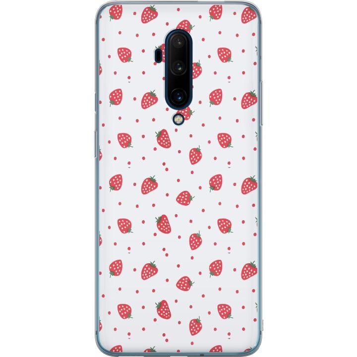 Mobiele hoes voor OnePlus 7T Pro met Aardbeien ontwerp in de groep SMARTPHONE & TABLETS / Mobielbescherming / OnePlus bij TP E-commerce Nordic AB (A56788)