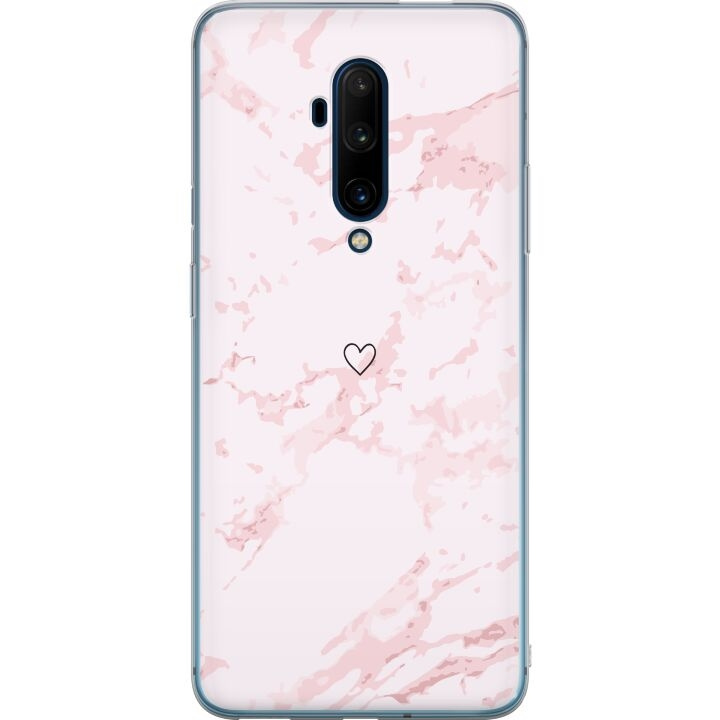 Mobiele hoes voor OnePlus 7T Pro met Roze Hart ontwerp in de groep SMARTPHONE & TABLETS / Mobielbescherming / OnePlus bij TP E-commerce Nordic AB (A56794)